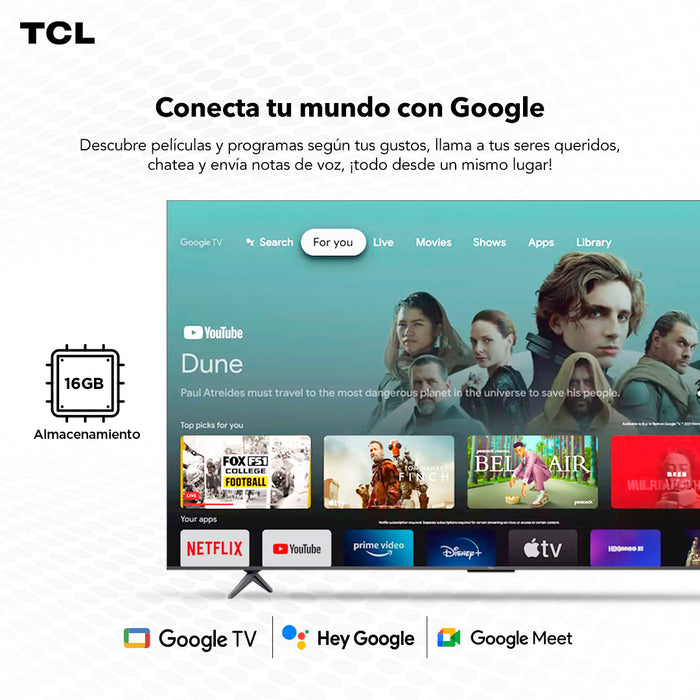 TCL 55" QLED 4K 55C655 Smart TV