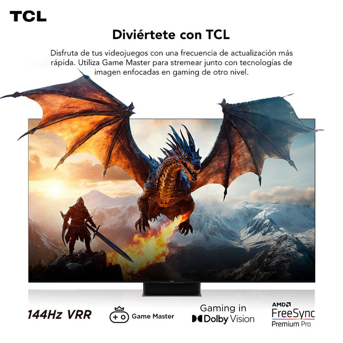 TCL 75" QLED Mini LED 4K 75C855 Smart TV