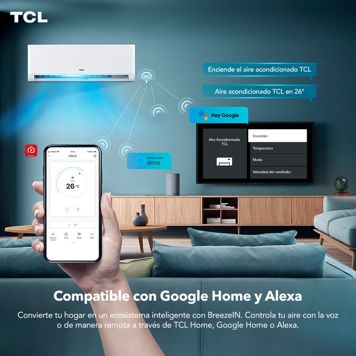 Aire Acondicionado Inverter TCL BreezIN 12000 BTU WIFI