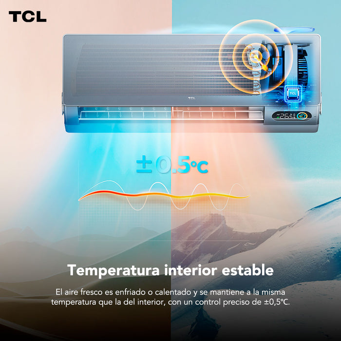 Aire Acondicionado Inverter TCL FreshIN 12000 BTU WIFI