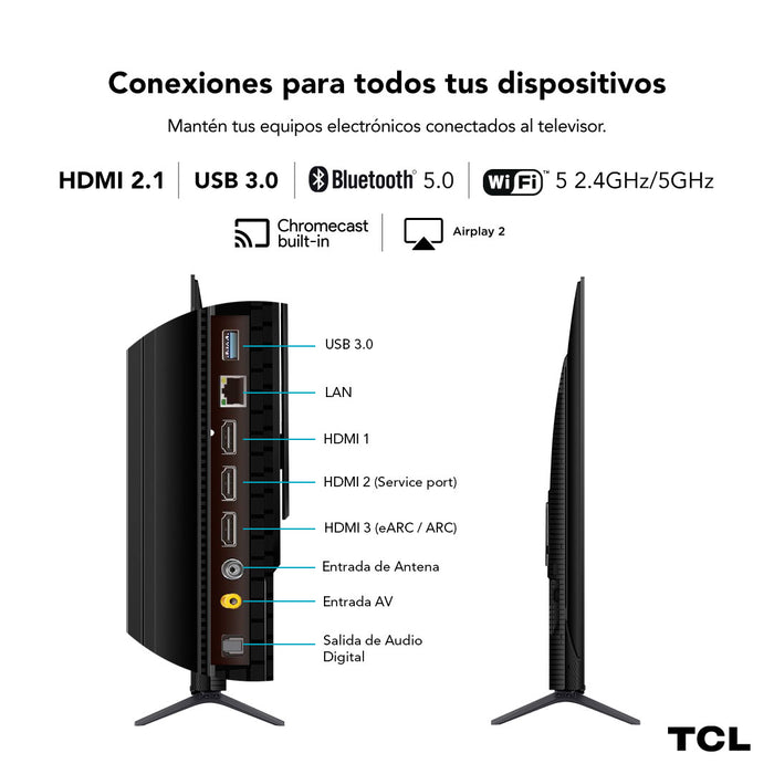 TCL 65" QLED 4K 65C651 Smart TV