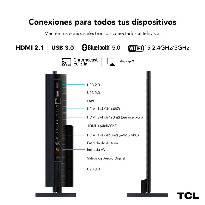 TCL 98" QLED Mini LED 4K 98C855 Smart TV