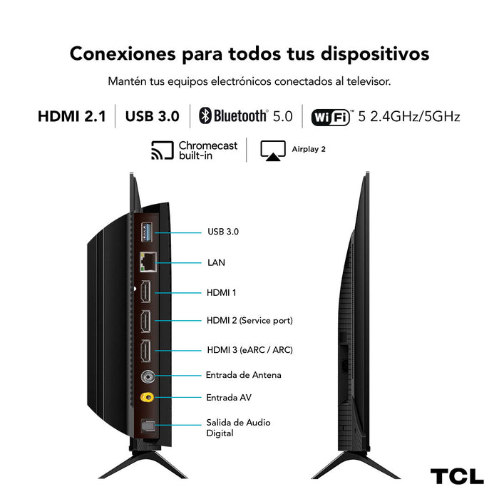 TCL 43" 4K UHD 43P755 Smart TV