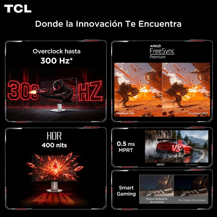 Monitor Gamer TCL 27P1AD FHD 280Hz