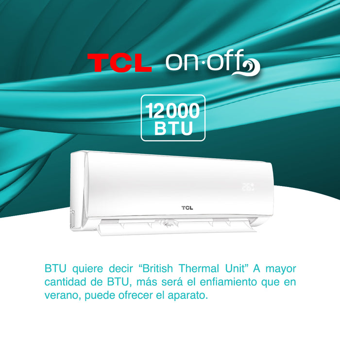 Aire Acondicionado Frio-Calor Split TCL 12000 BTU 4en1