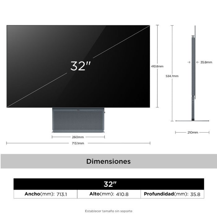 Monitor Gamer TCL 32" OLED 32X3A 4K 240Hz