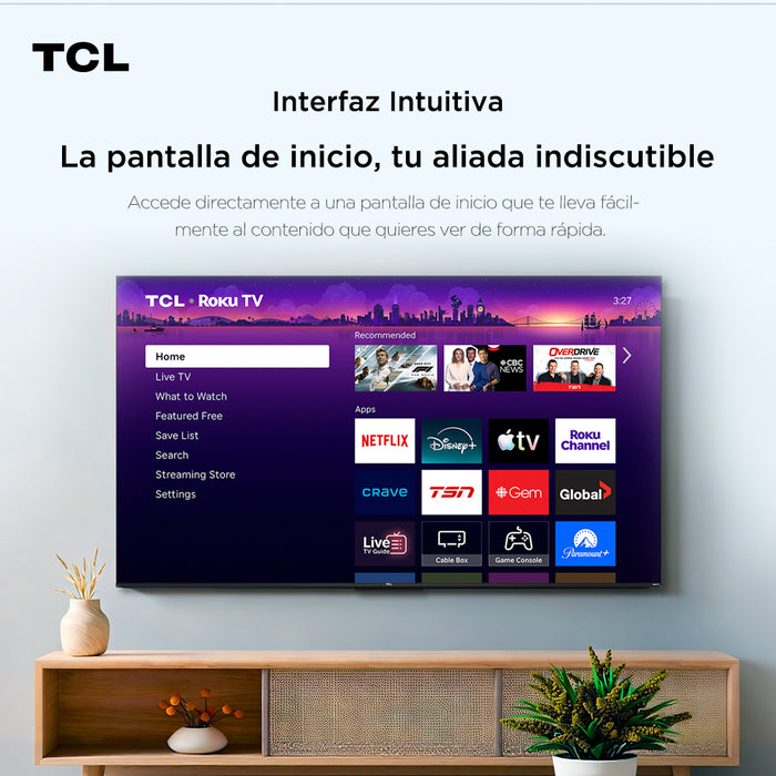 Smart TV TCL Roku TV 32" QLED FHD S5LR