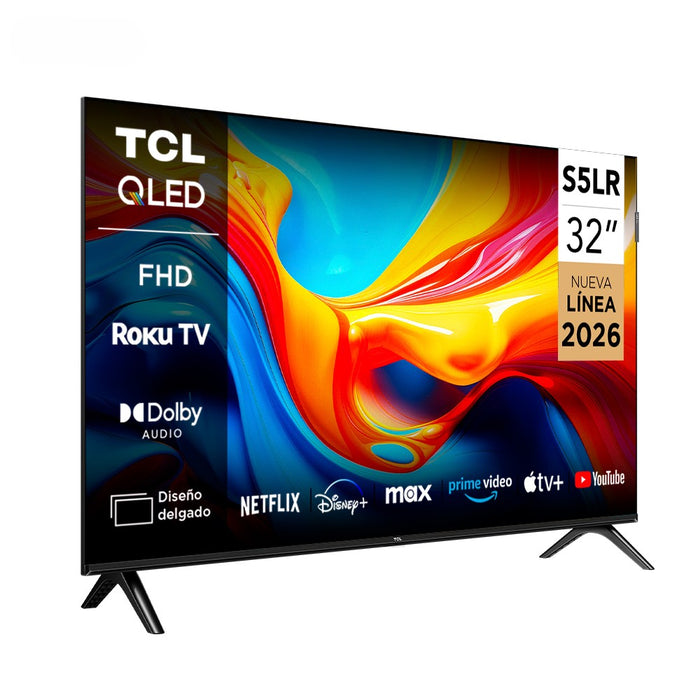 Smart TV TCL Roku TV 32" QLED FHD S5LR