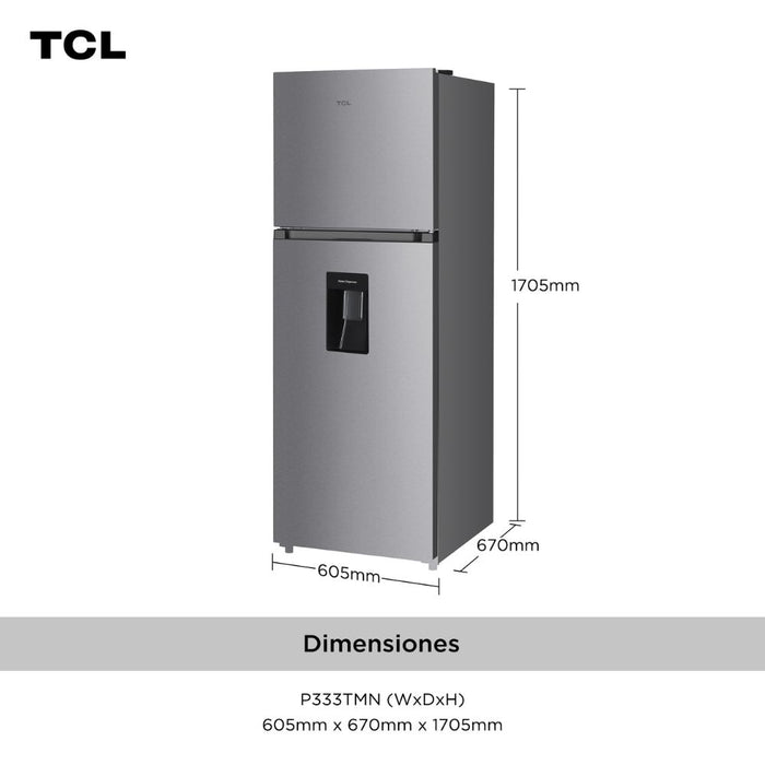 Refrigerador Top Mount No Frost 333 Litros P333TMN