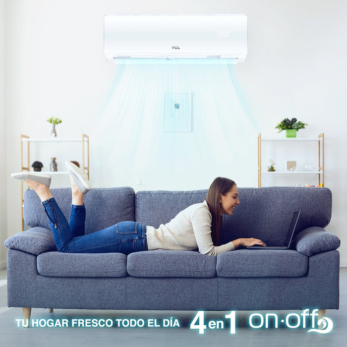 Aire Acondicionado Frio-Calor Split TCL 9000 BTU 4en1