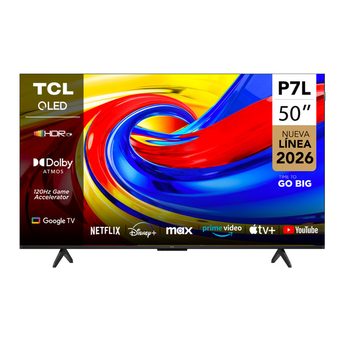 Smart TV 50" TCL 4K UHD QLED 50P7L