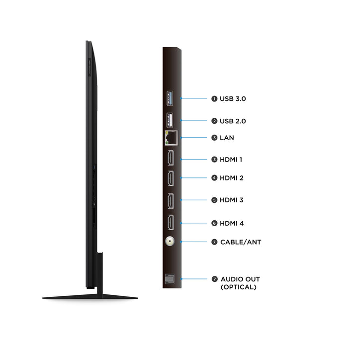Smart TV 55" TCL 4K SQD-Mini LED 55C7L