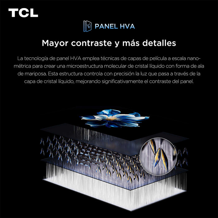 Smart TV 55" TCL 4K UHD QLED 55P7L