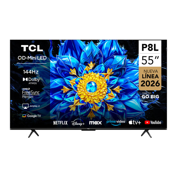 Smart TV 55" TCL QD-Mini LED 4K 55P8L