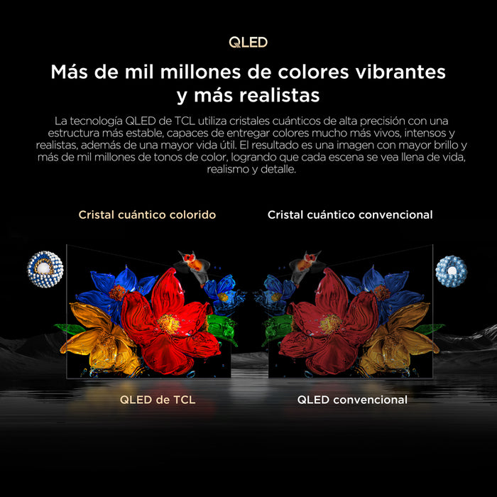 Smart TV 55" TCL QD-Mini LED 4K 55P8L