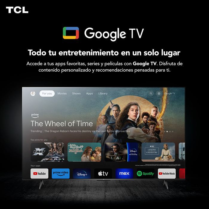 Smart TV TCL 55" QLED UHD 4K T6D
