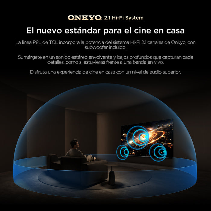 Smart TV 65" TCL QD-Mini LED 4K 65P8L