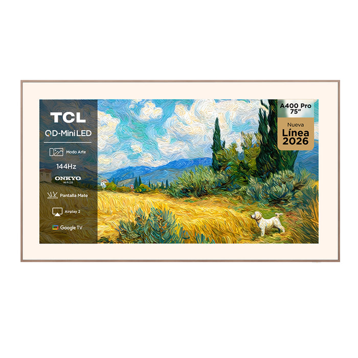 TCL 75" QD-Mini LED ART TV A400 Pro