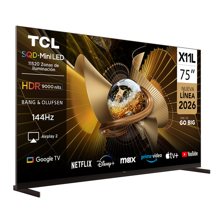 Smart TV TCL 75" SQD-Mini LED UHD 4K X11L