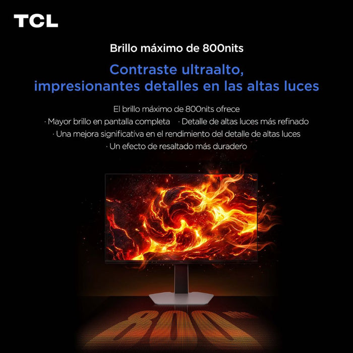 Monitor Gamer TCL Mini LED 27P2A PRO QHD 320Hz
