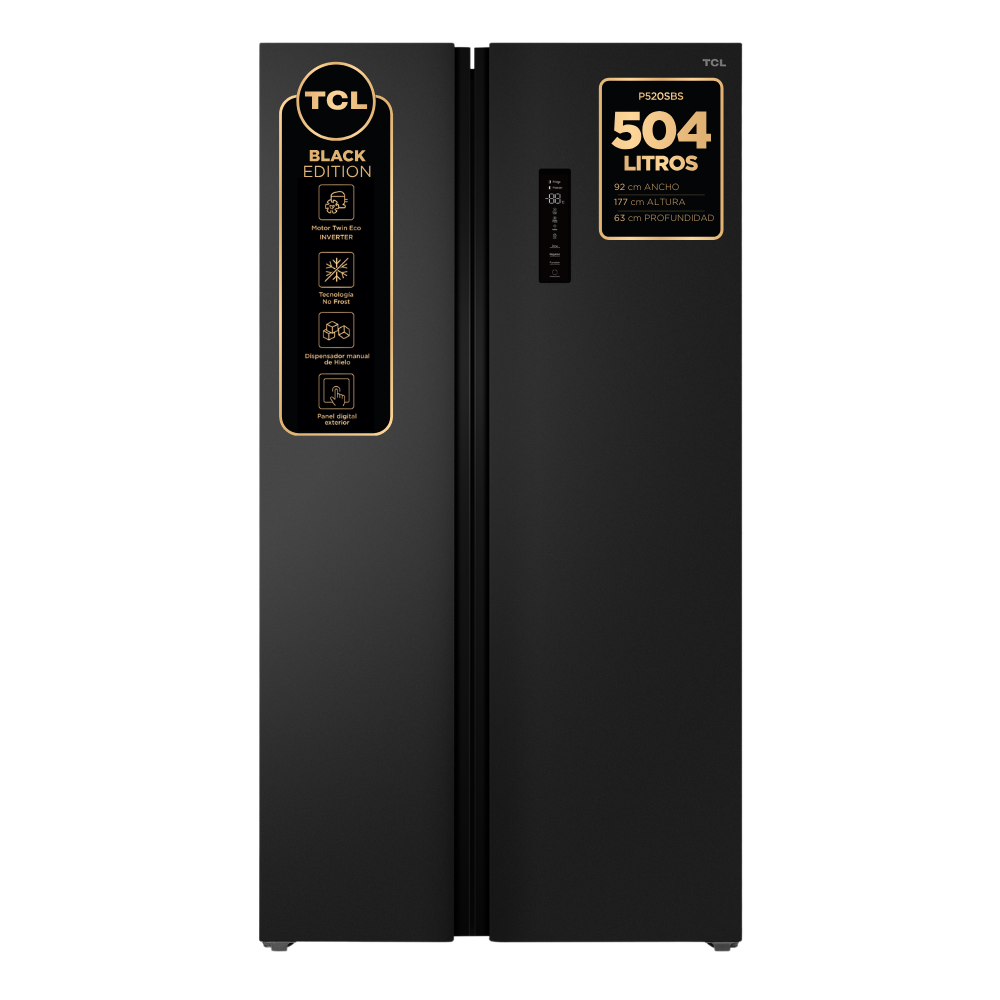 Refrigerador Side By Side TCL 504L P520SBS — TCL.cl