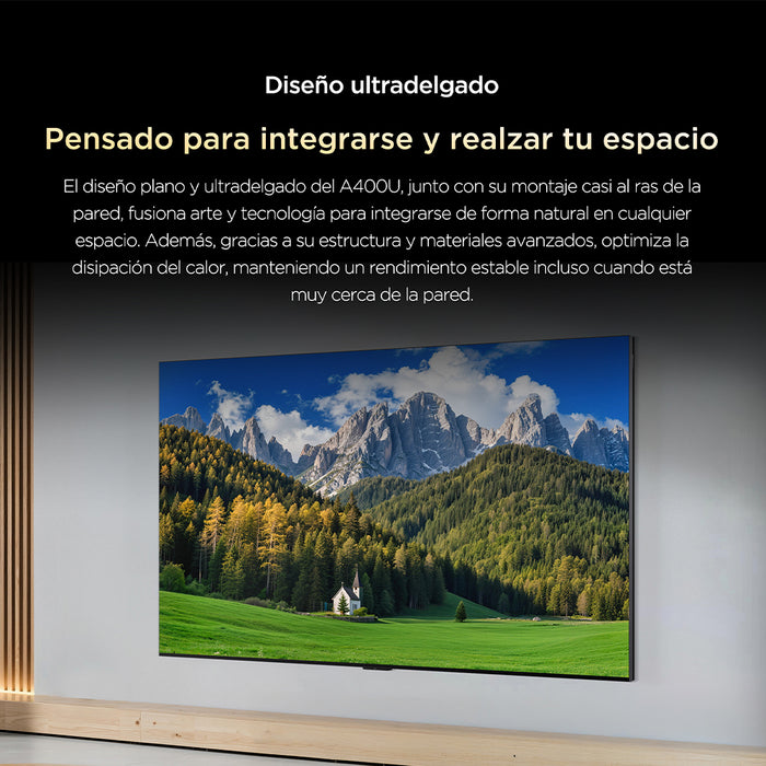 Smart TV TCL 75" QD-Mini LED UHD 4K A400U