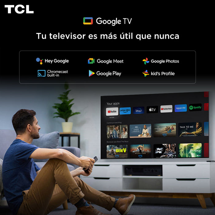 Smart TV 85" TCL 4K SQD-Mini LED 85C7L