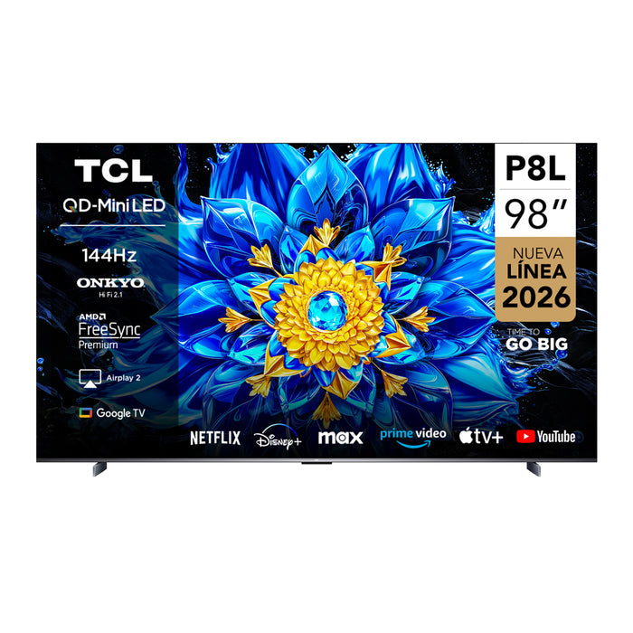Smart TV TCL 98" QD-Mini LED UHD 4K P8L