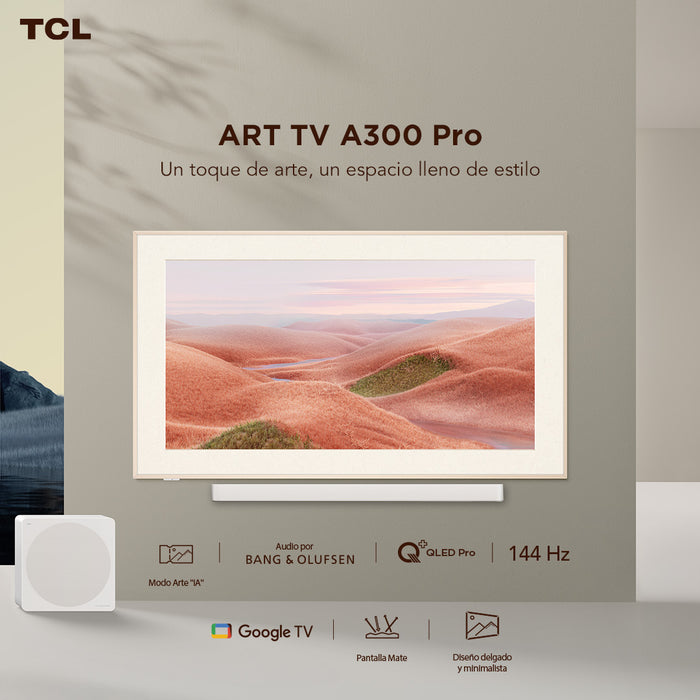 TCL 75" QLED ART TV A300 Pro