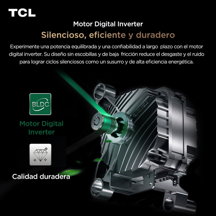 Lavadora Secadora Frontal TCL 13.5Kg/8Kg C3614WDG