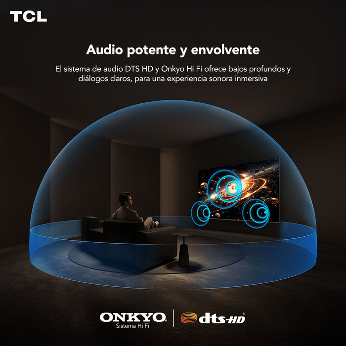 Smart TV 50" TCL 4K QLED Mini LED 50C6KS