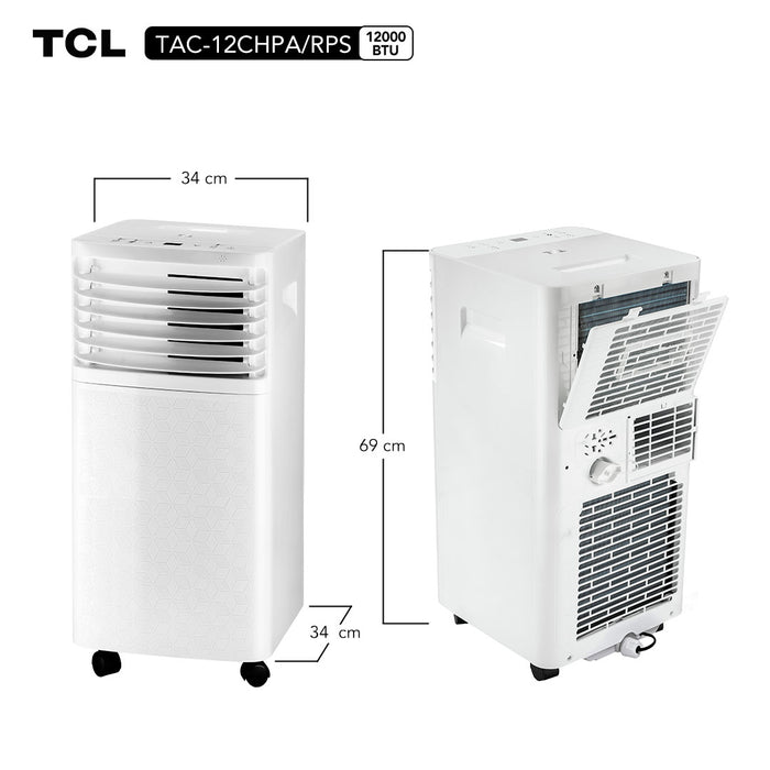 Aire Acondicionado Portátil Frío-Calor TCL 12000 BTU 4 en 1