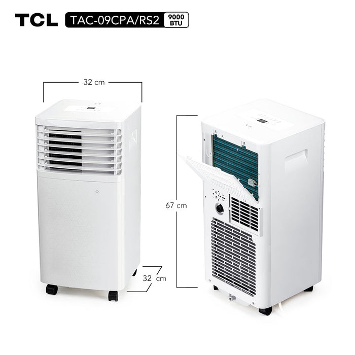 Aire Acondicionado Portátil Frío TCL 9000 BTU 3 en 1