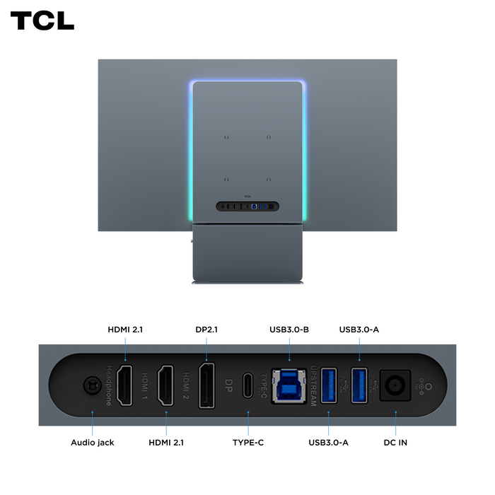 Monitor Gamer TCL 32" OLED 32X3A 4K 240Hz