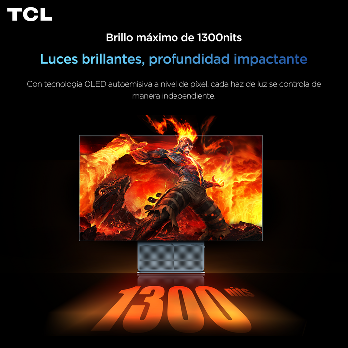Monitor Gamer TCL 32" OLED 32X3A 4K 240Hz