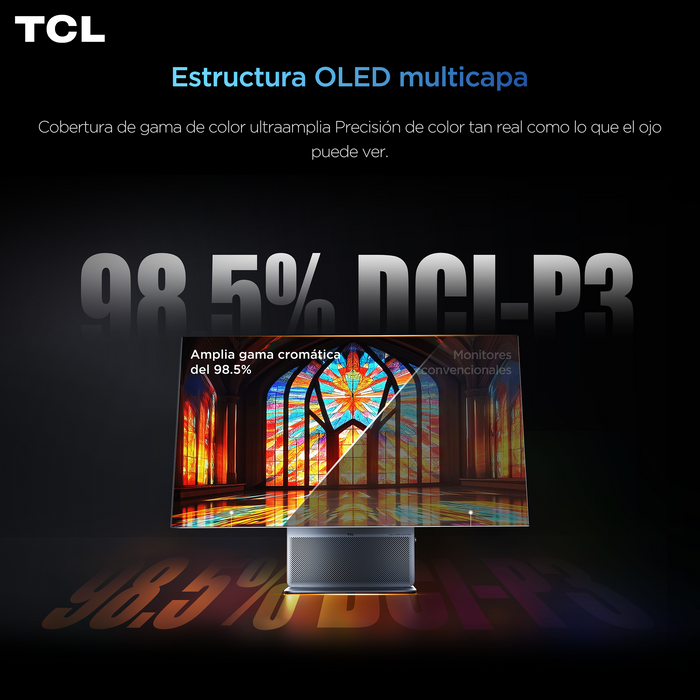 Monitor Gamer TCL 32" OLED 32X3A 4K 240Hz