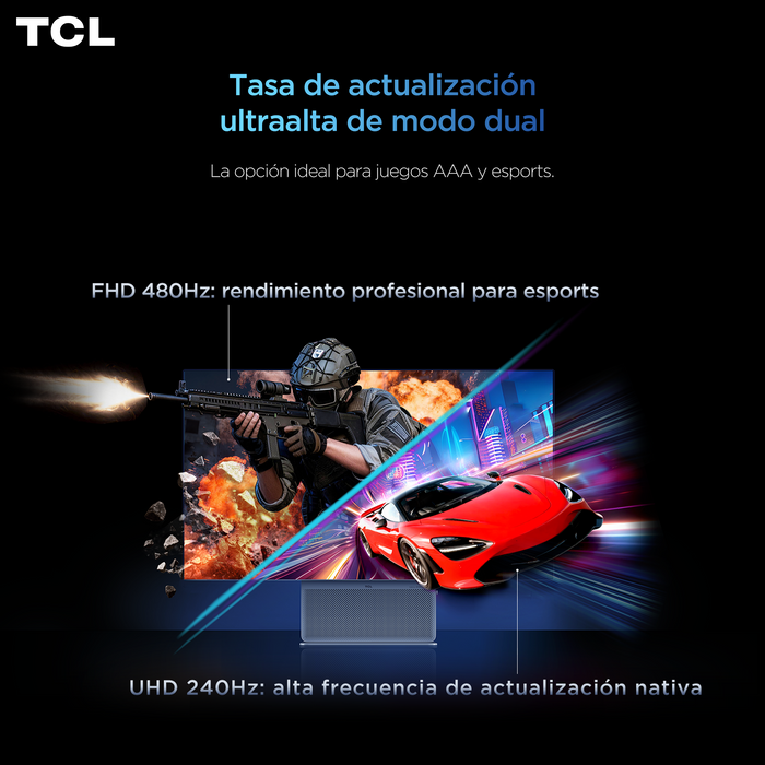 Monitor Gamer TCL 32" OLED 32X3A 4K 240Hz