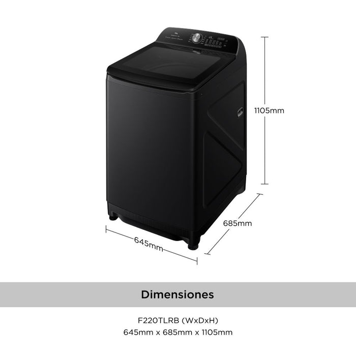 Lavadora Carga Superior 20Kg  F220TLRB