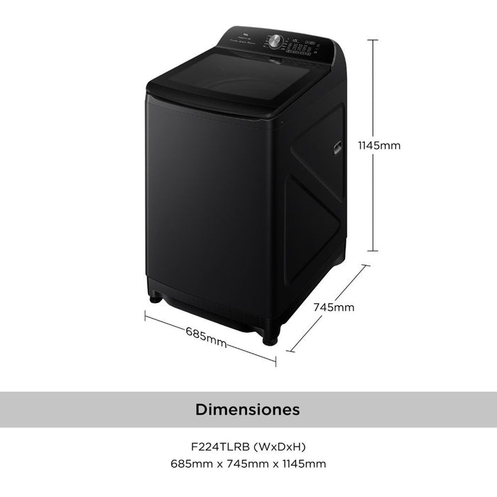 Lavadora Carga Superior 24Kg  F224TLRB