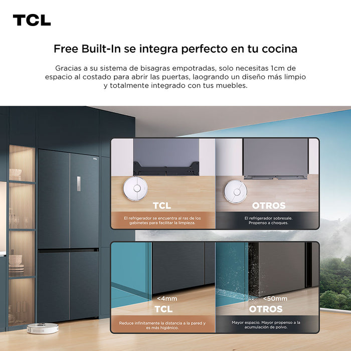 Refrigerador Cross Door TCL 518L C521CD
