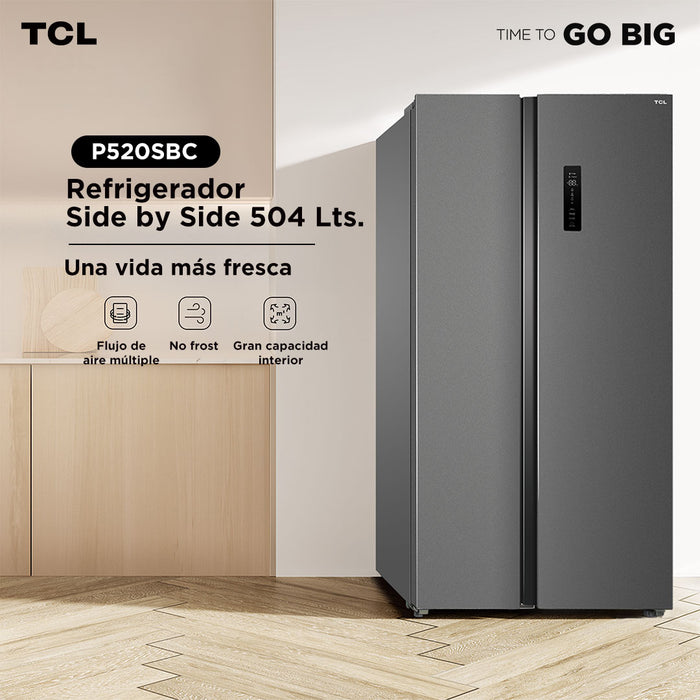 Refrigerador Side By Side TCL 504L P520SBC — TCL.cl