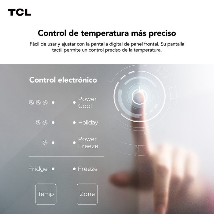 Refrigerador French Door TCL 424 Litros P460CDN