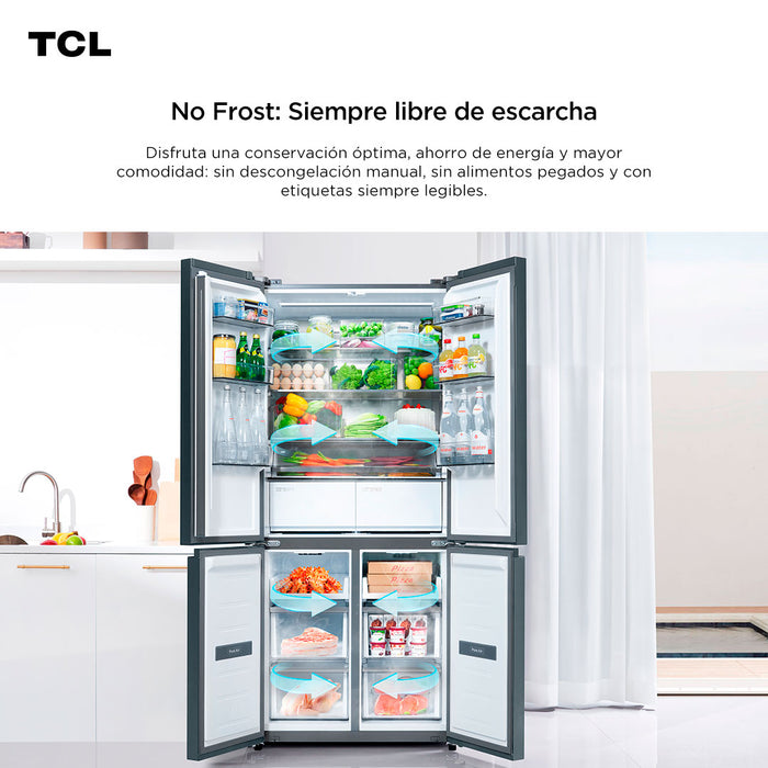 Refrigerador Cross Door TCL 518L C521CD