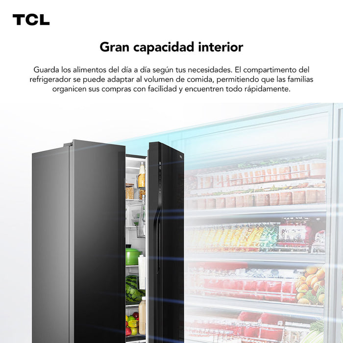 Refrigerador Side By Side TCL 504L P520SBC
