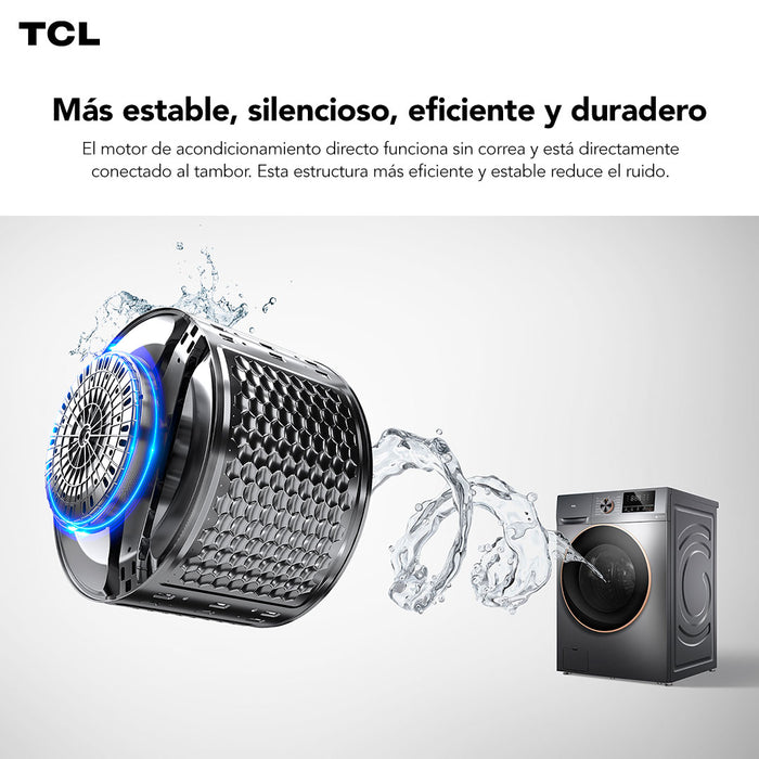 Lavadora Secadora Frontal TCL 10Kg/7Kg C2210WDG