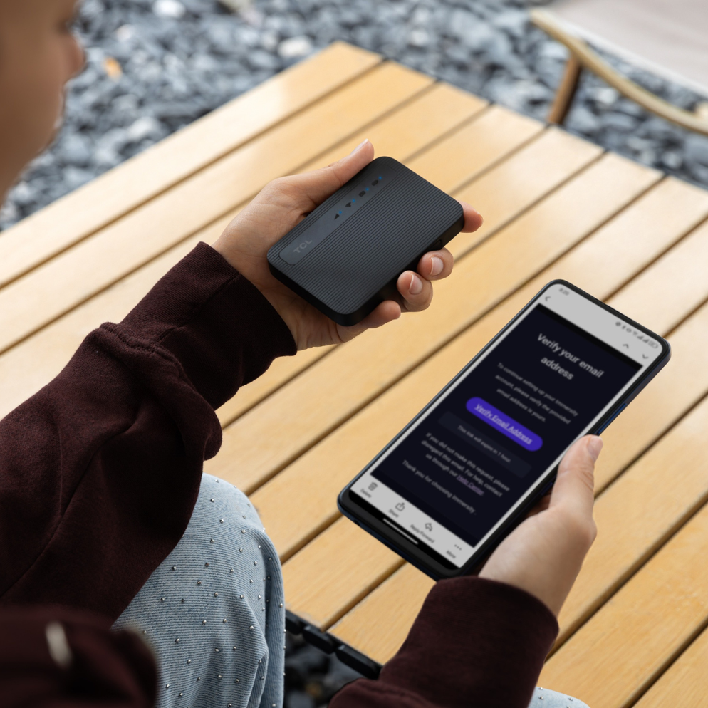 Módem TCL MiFi MW45 Negro 4G LTE — TCL.cl