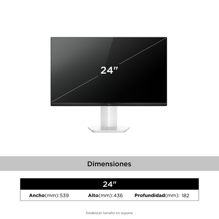 Monitor TCL 24" Mini LED 24G54 FHD 100Hz