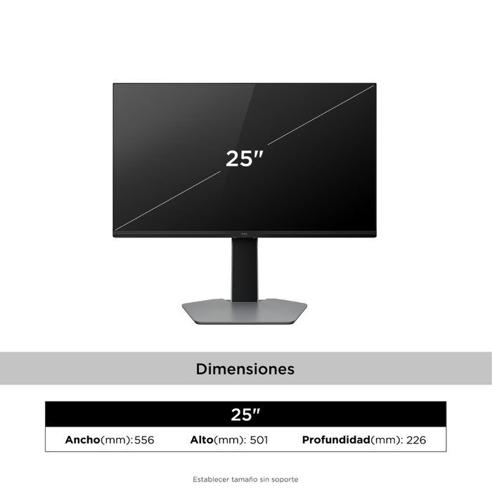Monitor Gamer TCL 25" QD-Mini LED 25G64 FHD 300Hz