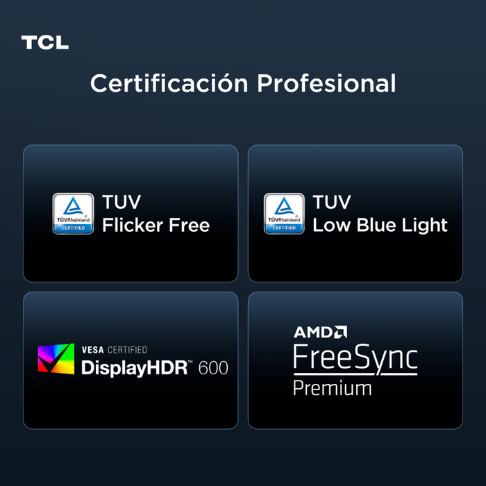 Monitor Gamer TCL 25" QD-Mini LED 25G64 FHD 300Hz