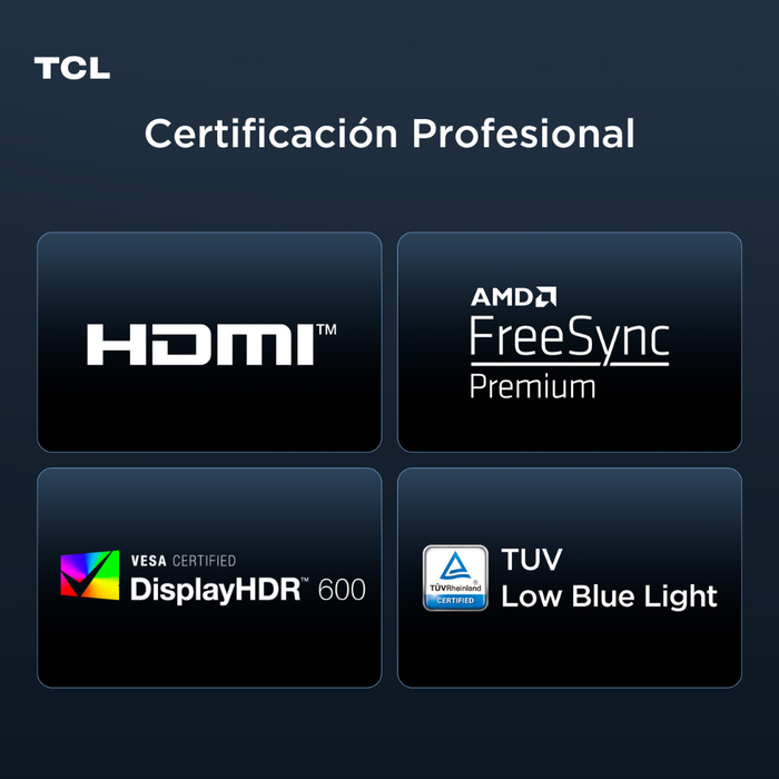 Monitor Gamer TCL 32" QD-Mini LED 32G64 QHD 180Hz